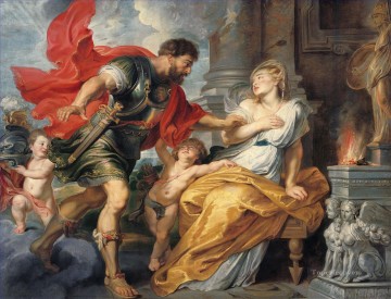 Mars and Rhea Silvia Baroque Peter Paul Rubens Oil Paintings